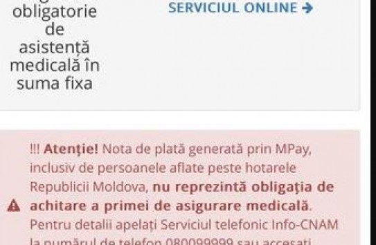 {Минздрав опроверг информацию о штрафах за отсутствие медполиса } Молдавские Ведомости