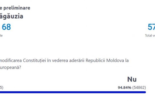 {Конституционный референдум: Как проголосовали жители Гагаузии и левобережья Днестра} Молдавские Ведомости