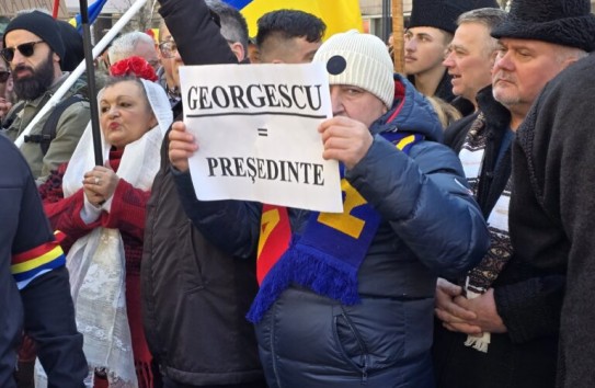 {Акция протеста AUR прошла в Бухаресте в воскресенье} Молдавские Ведомости