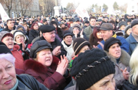 {У бельцких манифестантов появилась поддержка} Молдавские Ведомости