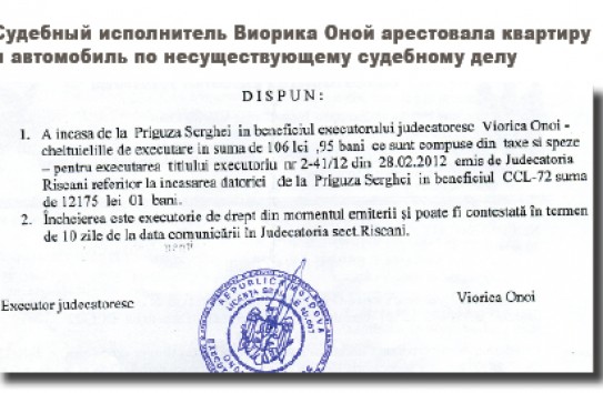 {Юстиция под «Термокомом»} Молдавские Ведомости