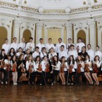 Chişinău youth orchestra проводит флэш-моб