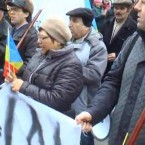 В центре Кишинева прошел антиправительственный митинг