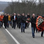 Социалисты возложили памятный венок на мосту через Днестр