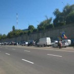 Грандиозный автопробег протеста прошел в Кишиневе 