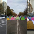 Движение транспорта в центре столицы перенаправлено 