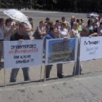 Митинг инвесторов с улицы Петрарилор