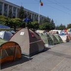 Палаточный городок протестов прекратил свое существование