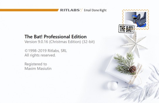 {Рождественская версия «The Bat!» v9.0.16 Christmas Edition} Молдавские Ведомости