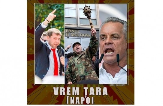 {Мужчина, которой разбил оконное стекло на двери правительства булавой, не является ветераном} Молдавские Ведомости