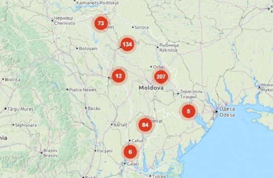 {В Молдове действует интерактивная карта по контролю за гражданами на карантине} Молдавские Ведомости