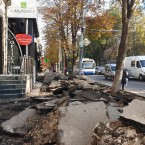 Новая городская уличная мебель на улицах Пушкина и Бэнулеску-Бодони