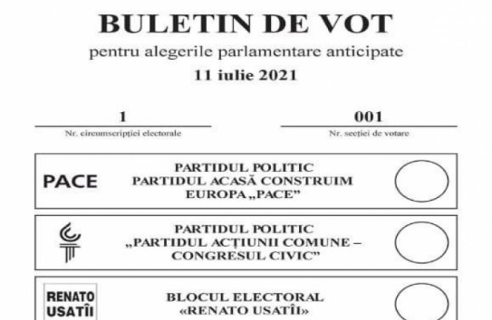 {Как 23 участника выборов расположатся в бюллетене для голосования} Молдавские Ведомости