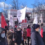 Акции протеста против увеличения тарифов на газ и тепло прошли в Кагуле и Бельцах