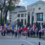 Митинги в поддержку молдо-российской дружбы и Георгиевской ленты прошли в городах Молдовы