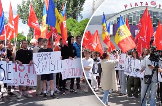 {Акция протеста в Бельцах: участники перекрыли дорогу} Молдавские Ведомости