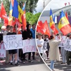 Акция протеста в Бельцах: участники перекрыли дорогу