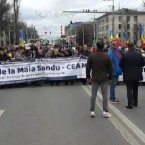 В центре Кишинева проходит акция протеста