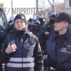 Иностранцы, переодетые в молдавских карабинеров, охраняют порядок на протестах 