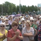 Патентообладатели протестовали перед домом правительства