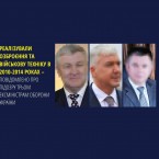 Троих министров обороны Украины подозревают в масштабной продаже вооружения 