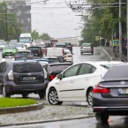 В столице установлены первые интеллектуальные датчики дорожного движения