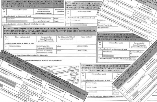 {У большинства депутатов и кандидатов в депутаты от PAS семьи присосались к госбюджету} Молдавские Ведомости