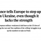Times: У Евросоюза нет сил, чтобы обеспечить Украине выгодные условия завершения войны