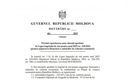 {Правительство выделяет 250 миллионов на "экономический рост" - а роста нет} Молдавские Ведомости