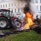 Тысячи фермеров из 27 стран ЕС съехались в Брюссель