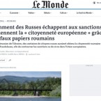 Бизнес на румынских паспортах докатился до центральной европейской прессы