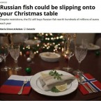 Российская рыба попадает на стол европейцев, как и российский газ в Молдову