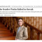 Санду - человек года. The Telegraph: "Возможно, она - самый бедный глава государства в мире"