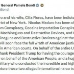 В США Мадуро предъявлены обвинения