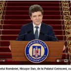 Никушор Дан выступил с обращением в связи с Днём Европы и Днём независимости Румынии