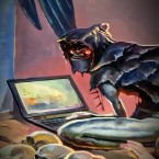 «Черт с ноутбуком»: в кишиневском храме изобразили грех интернет-зависимости