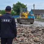 Наводнения и повреждённые дороги после сильных дождей 
